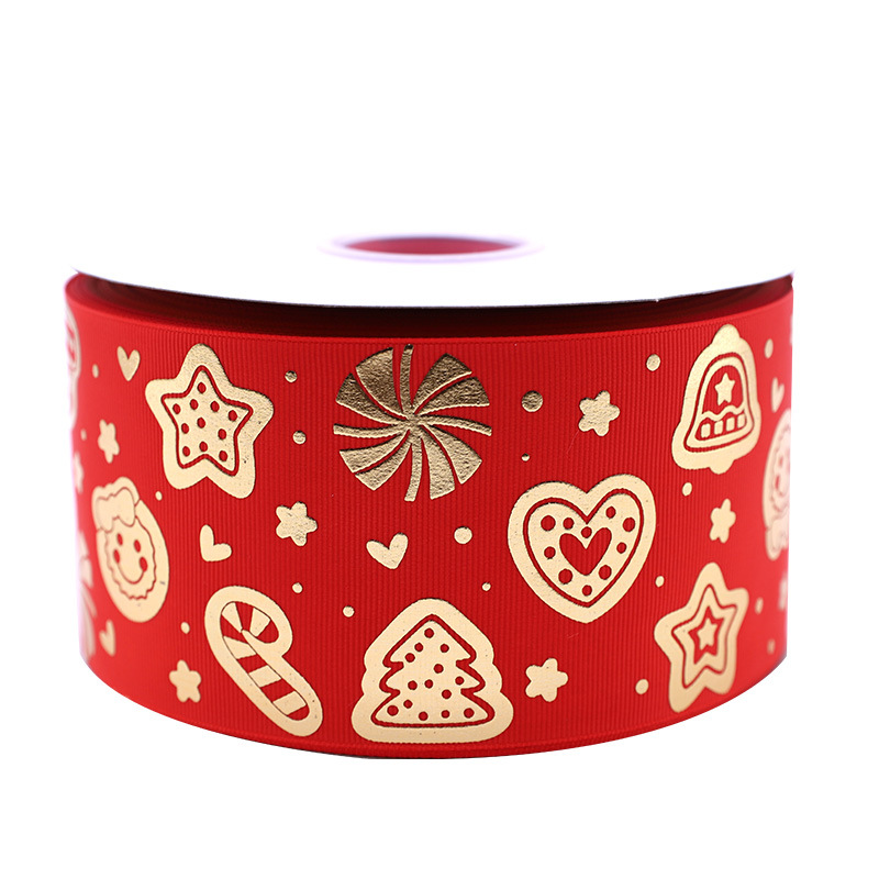 Wholesale Christmas Ribbon 75MM Grosgrain Ribbon MingRibbon Com   Christmas Ribbon 1 