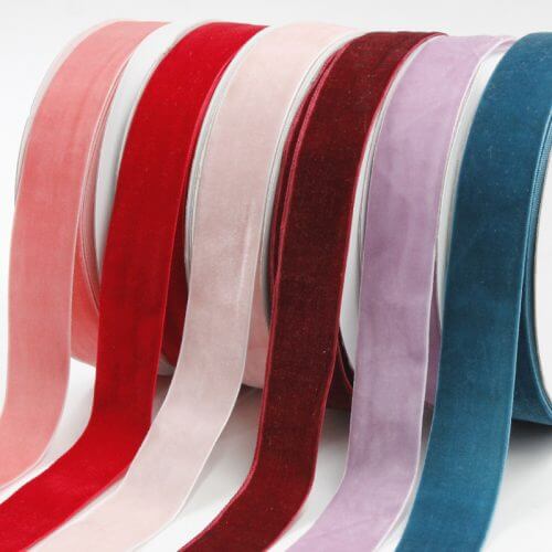 Single Face Rayon Velvet Ribbon 1 inch – Style Maker Fabrics